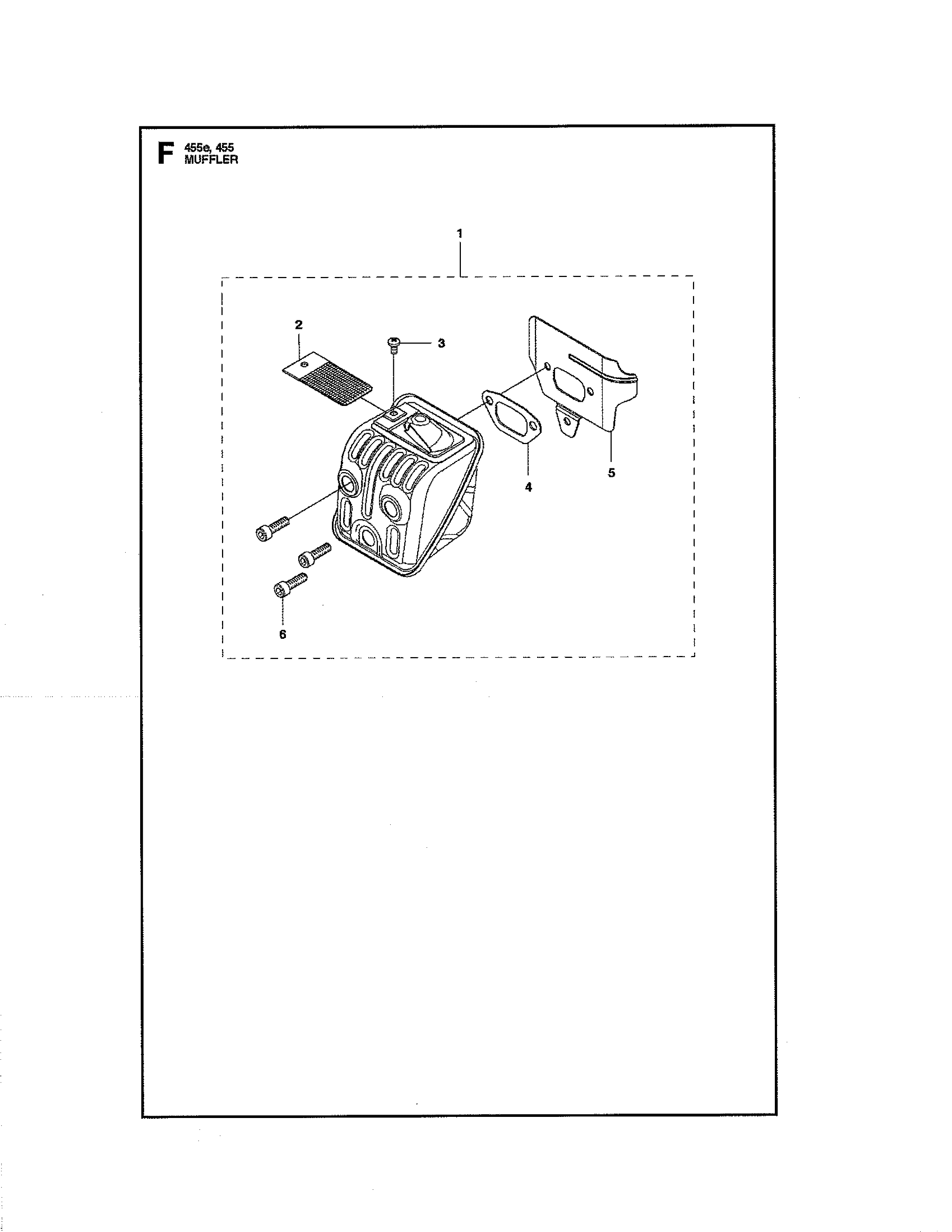 Husqvarna 965030298 muffler diagram
