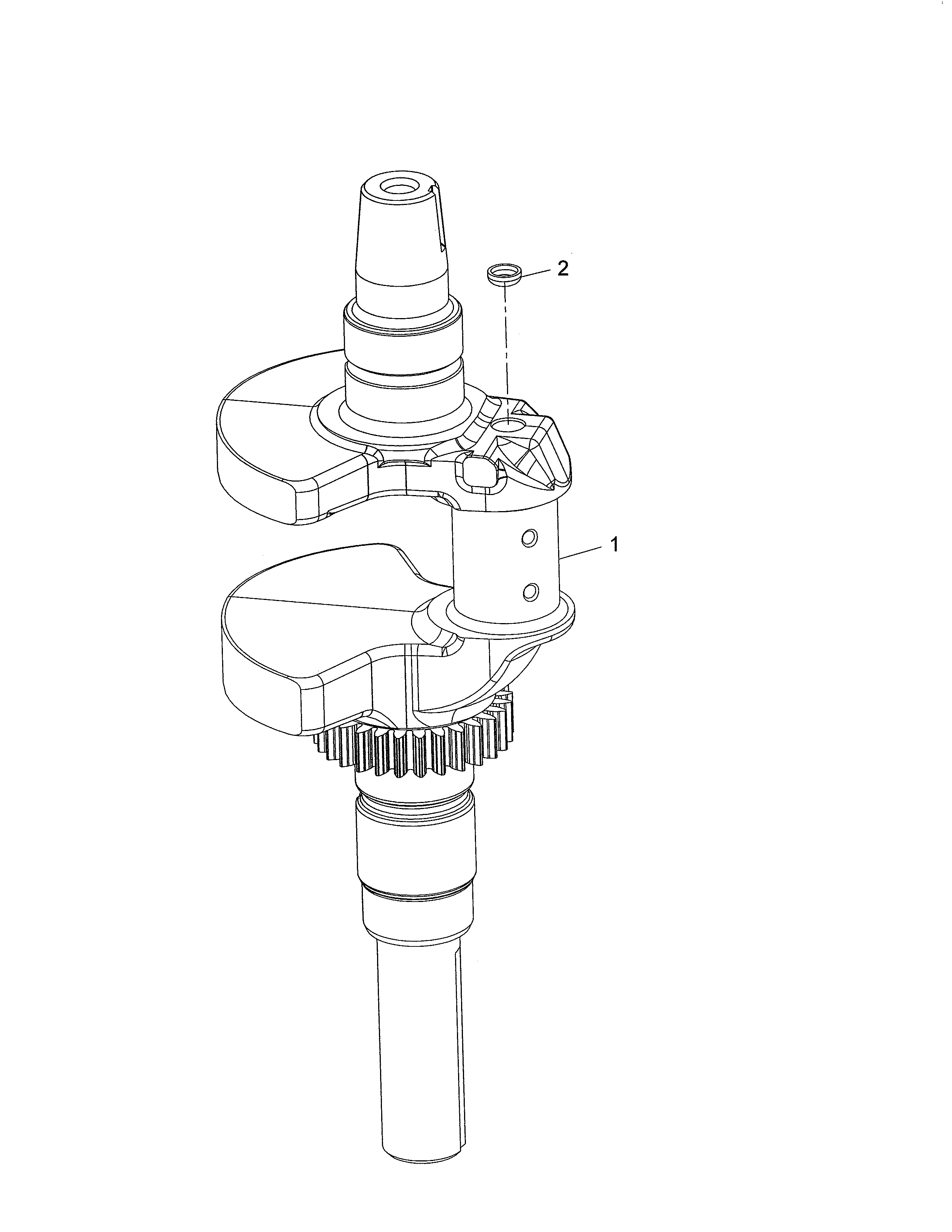 Husqvarna 96043022500 crankshaft diagram