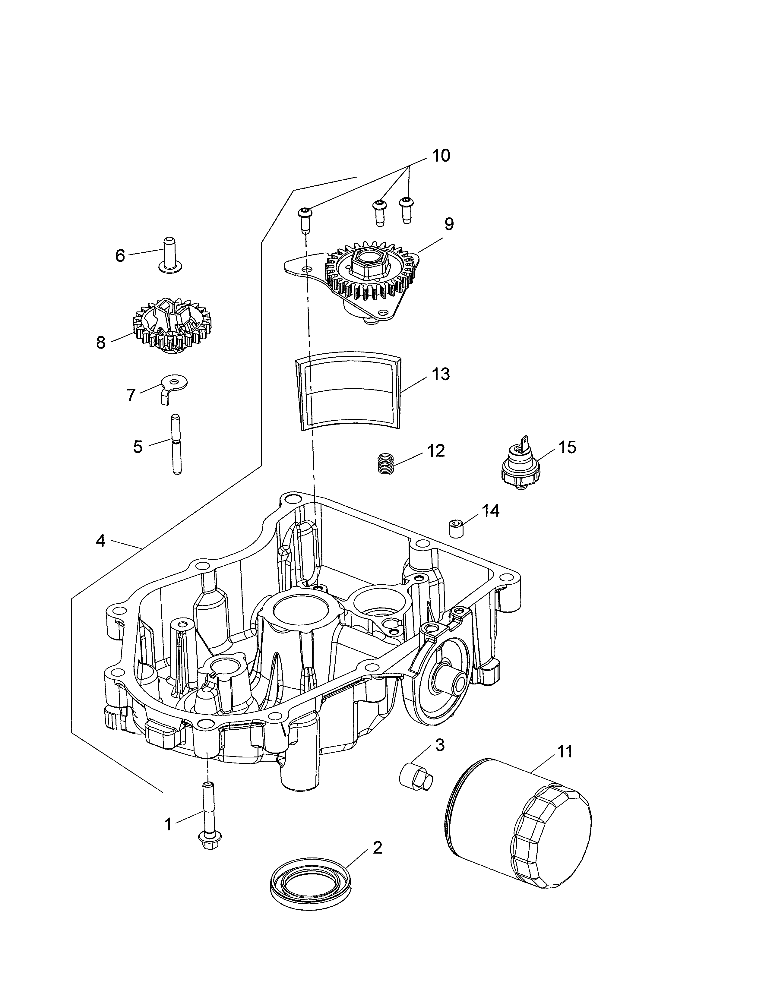 Husqvarna 96043022500 lubrication diagram