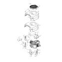 Husqvarna 96043022500 blower housing diagram