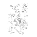 Husqvarna 91750662 mower deck/cutting deck diagram