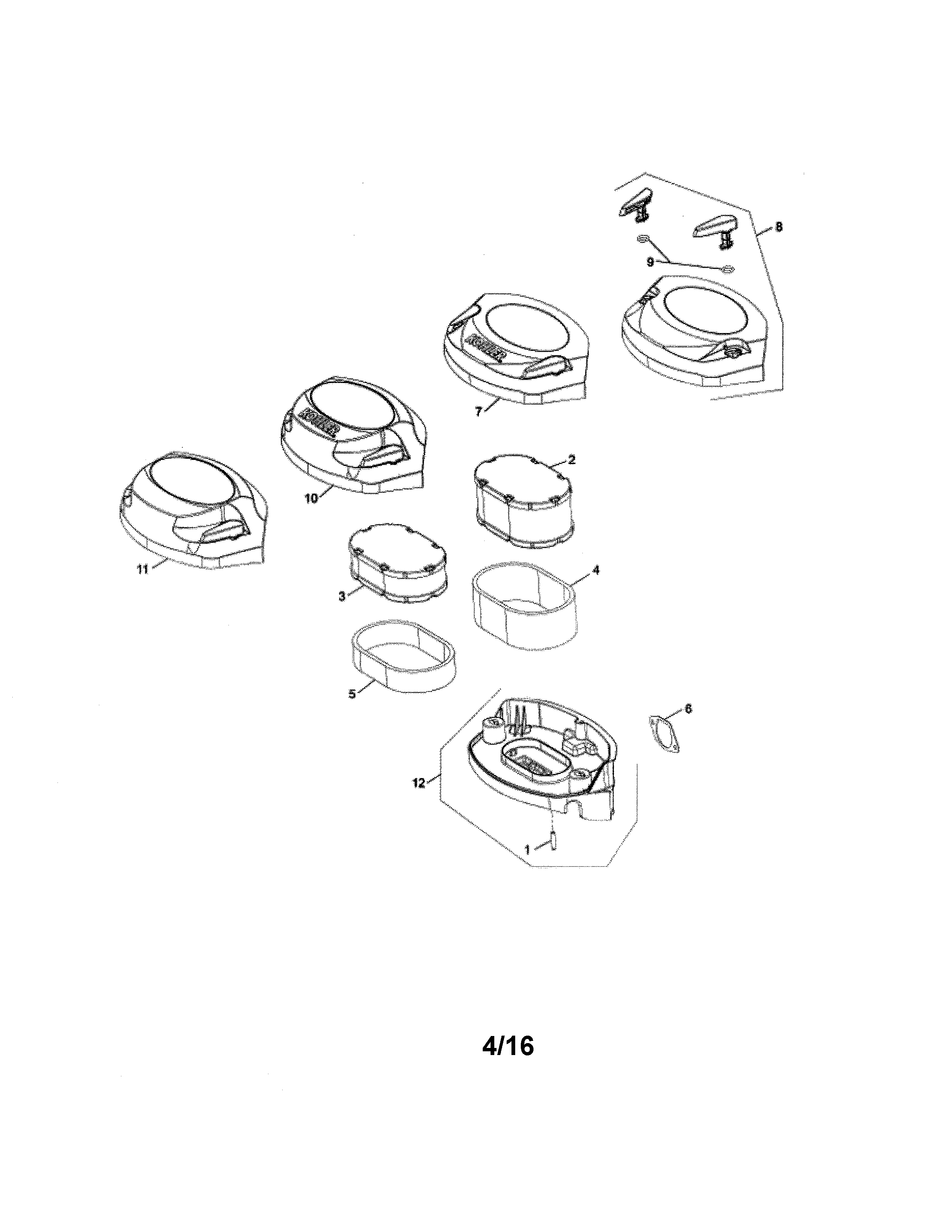 Husqvarna YT48CS-96043022400 air intake diagram