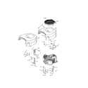 Husqvarna YT48CS-502130 blower housing diagram