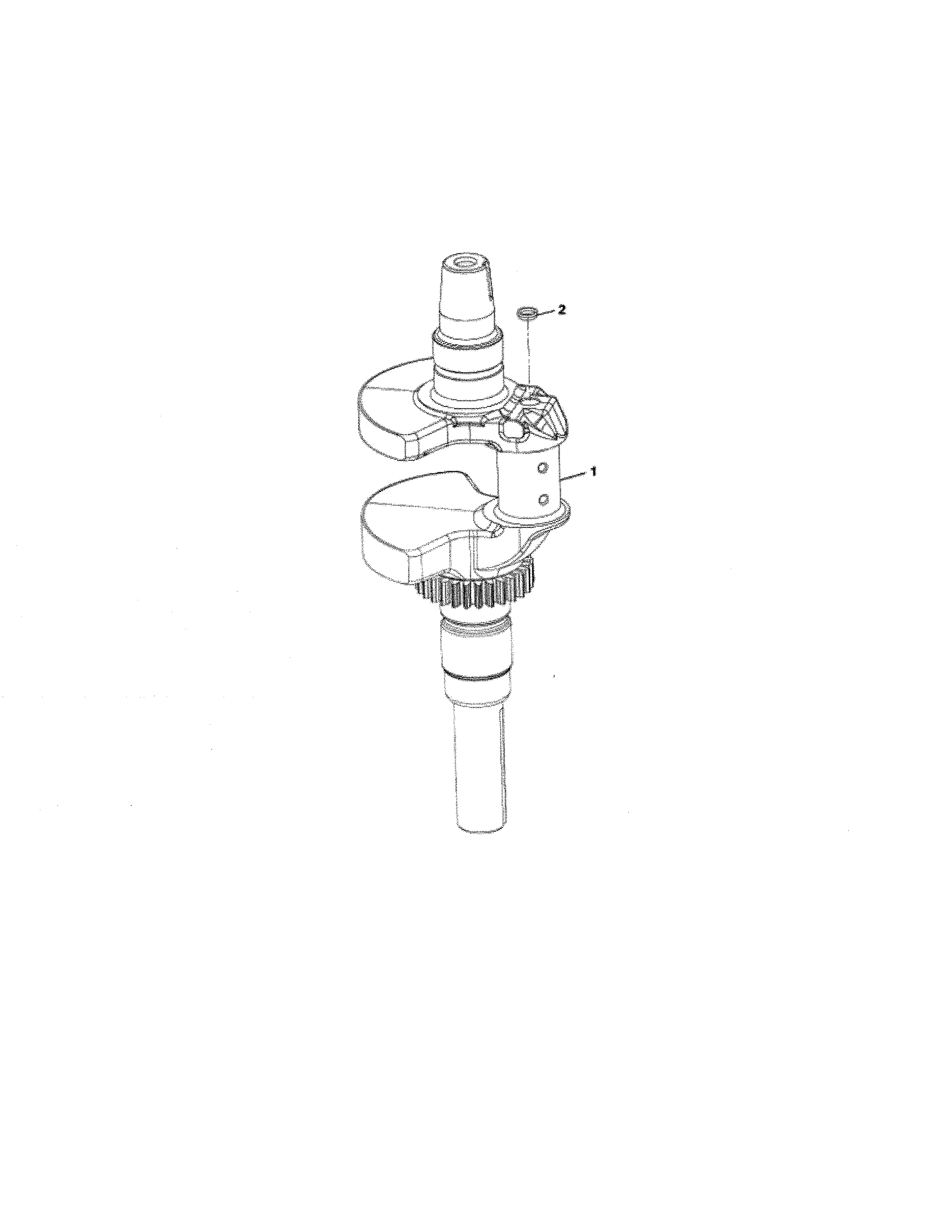 Husqvarna YT48CS-96043022400 crankshaft diagram