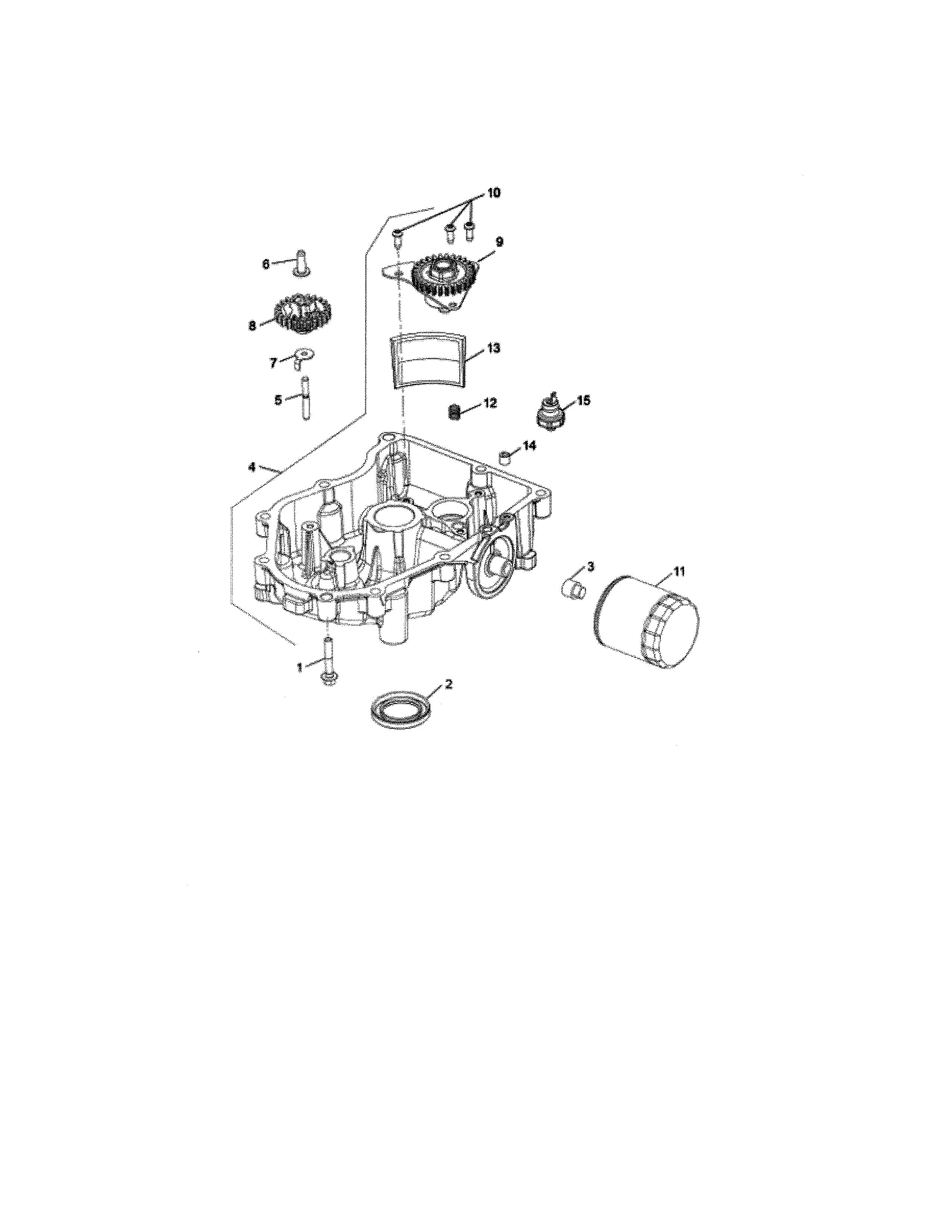 Husqvarna YT48CS-96043022400 lubrication diagram