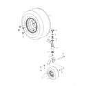 Husqvarna Z254-967324101-00 wheels & tires diagram