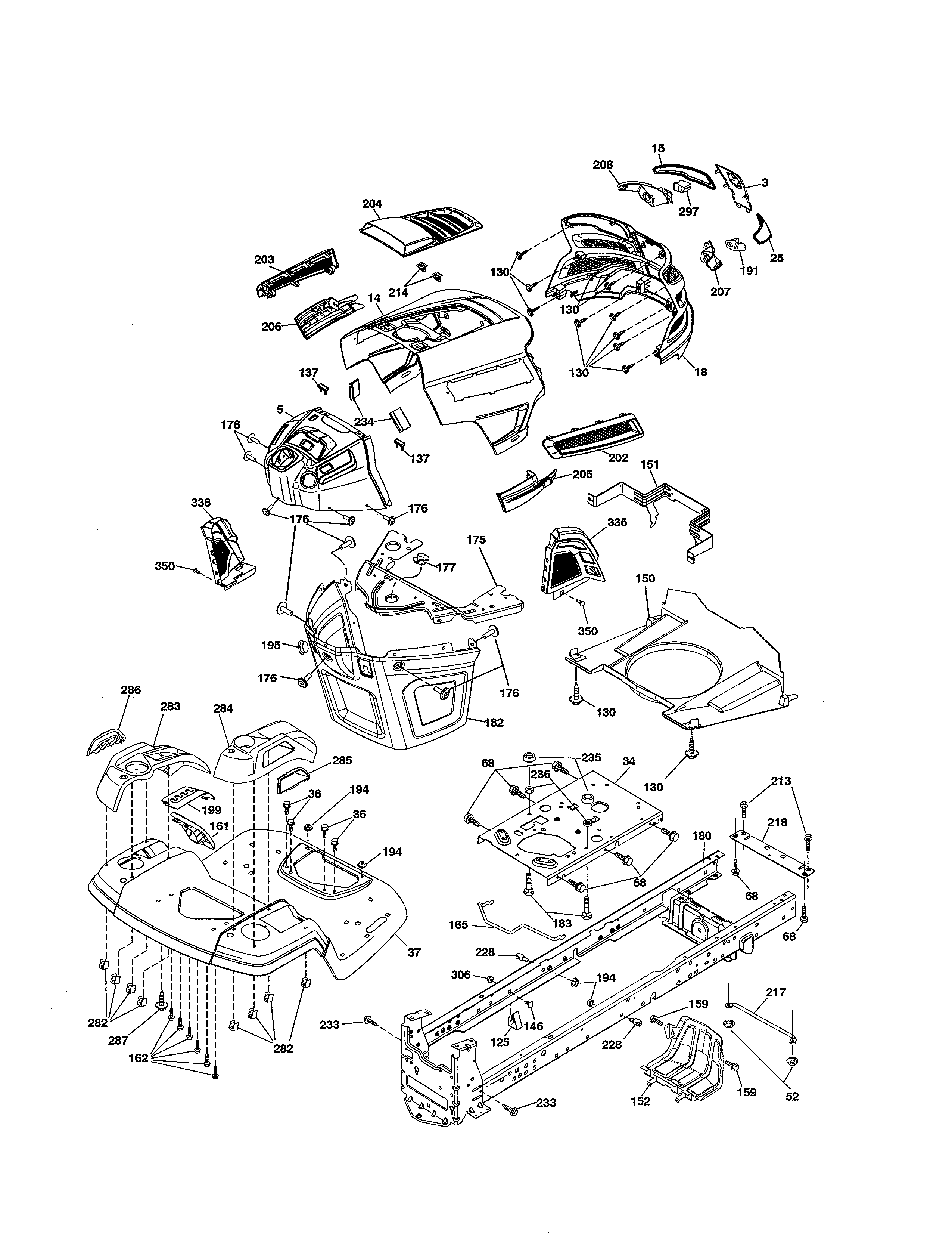 Husqvarna 917240442 chassis diagram