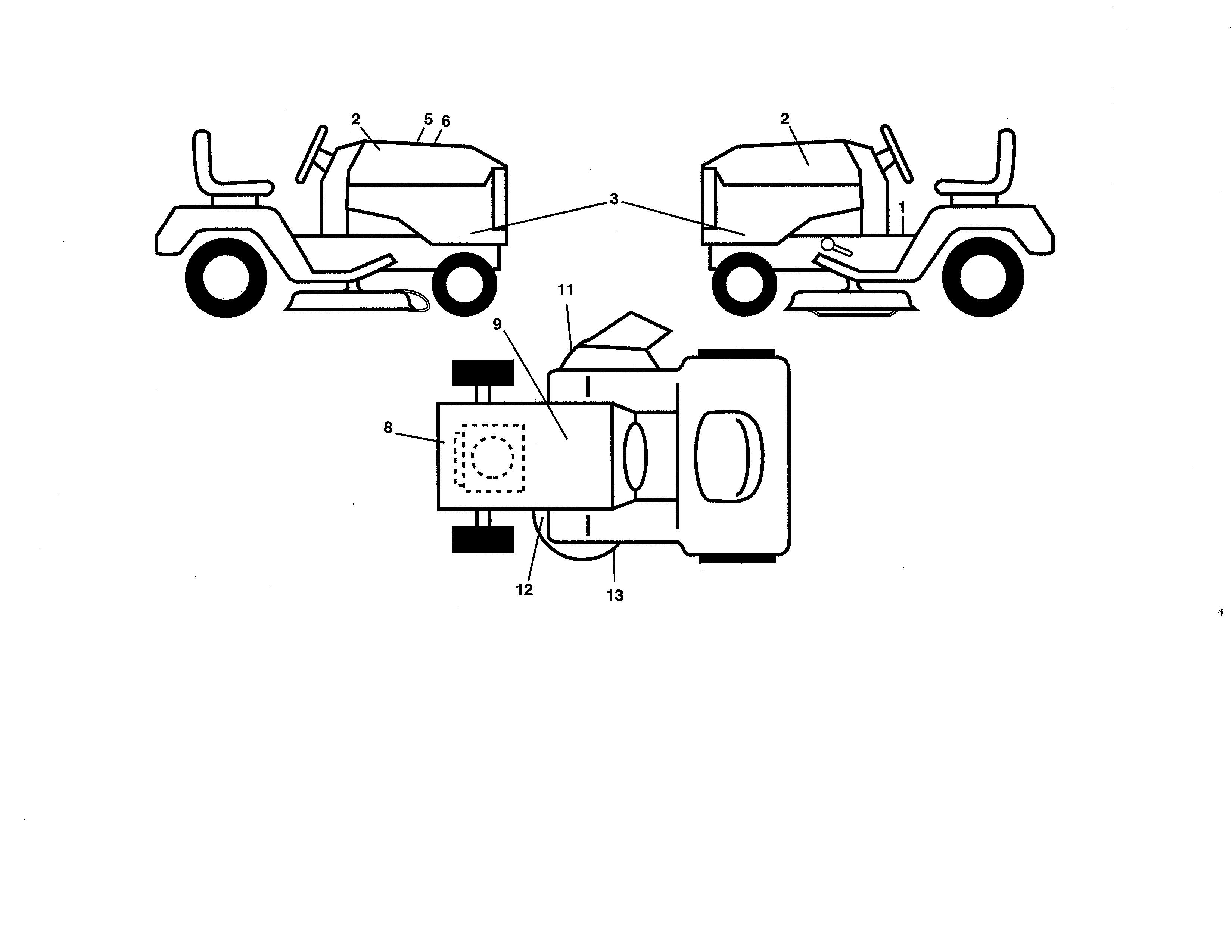 Husqvarna 917240442 decals diagram