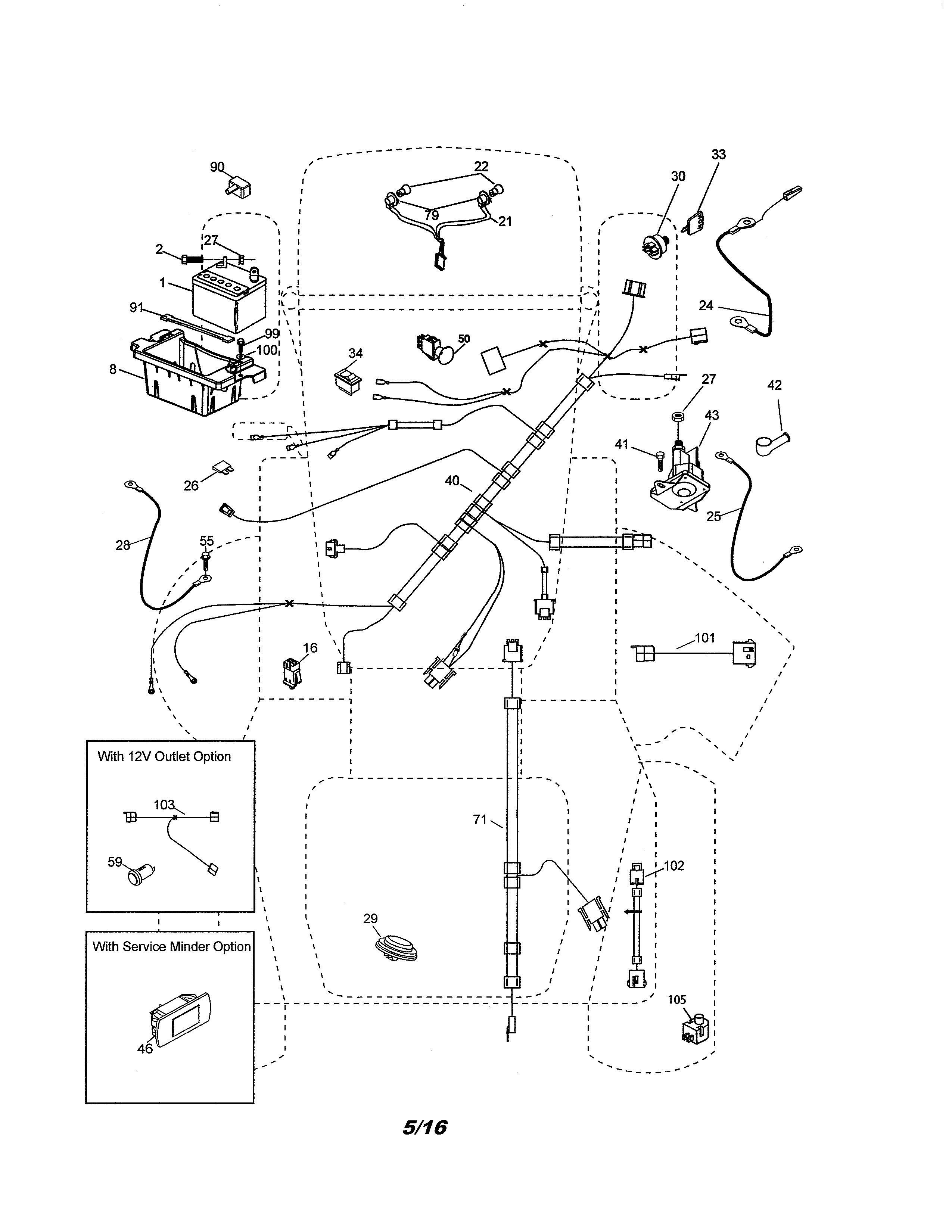 Husqvarna YTH2348-917286560 electrical diagram