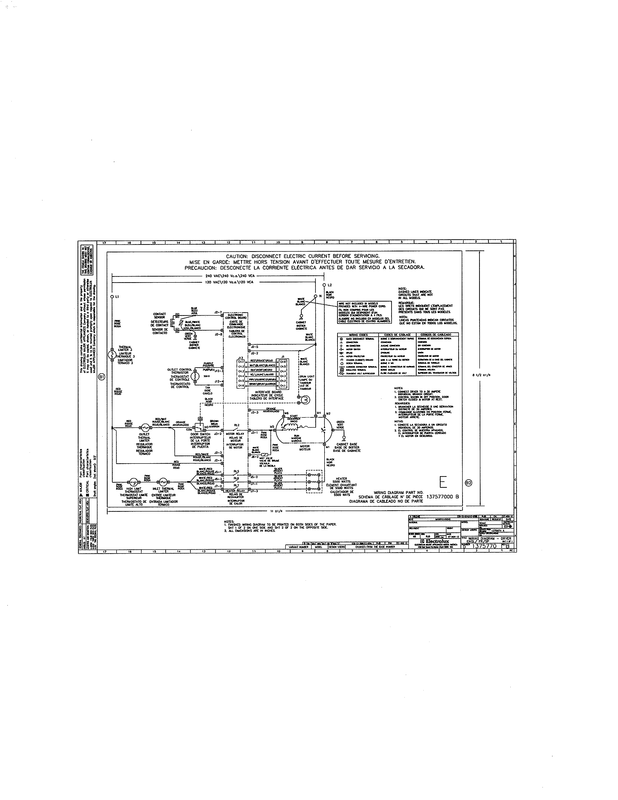 Frigidaire FFSE5115PW0 wiring diagram diagram