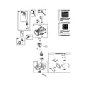 Craftsman 247372180 cylinder/crankshaft/sump diagram