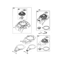 Briggs & Stratton 09P702-0177-F1 blower housing diagram