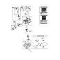 Briggs & Stratton 09P702-0177-F1 cylinder/crankshaft/sump diagram