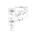 Briggs & Stratton 121Q02-0064-F1 sump/engine gasket set diagram