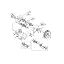 MTD 31AH8DSH799 drive shaft/friction wheel diagram