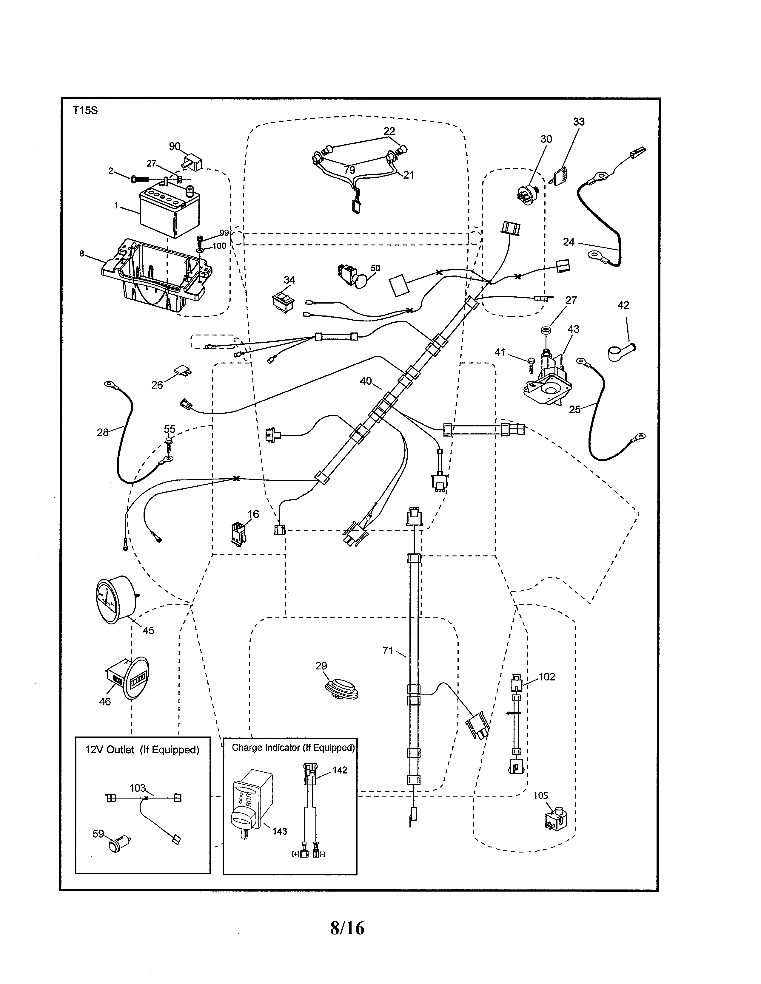 Poulan 96042019300 electrical diagram