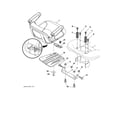 Poulan 96042019300 seat assembly diagram