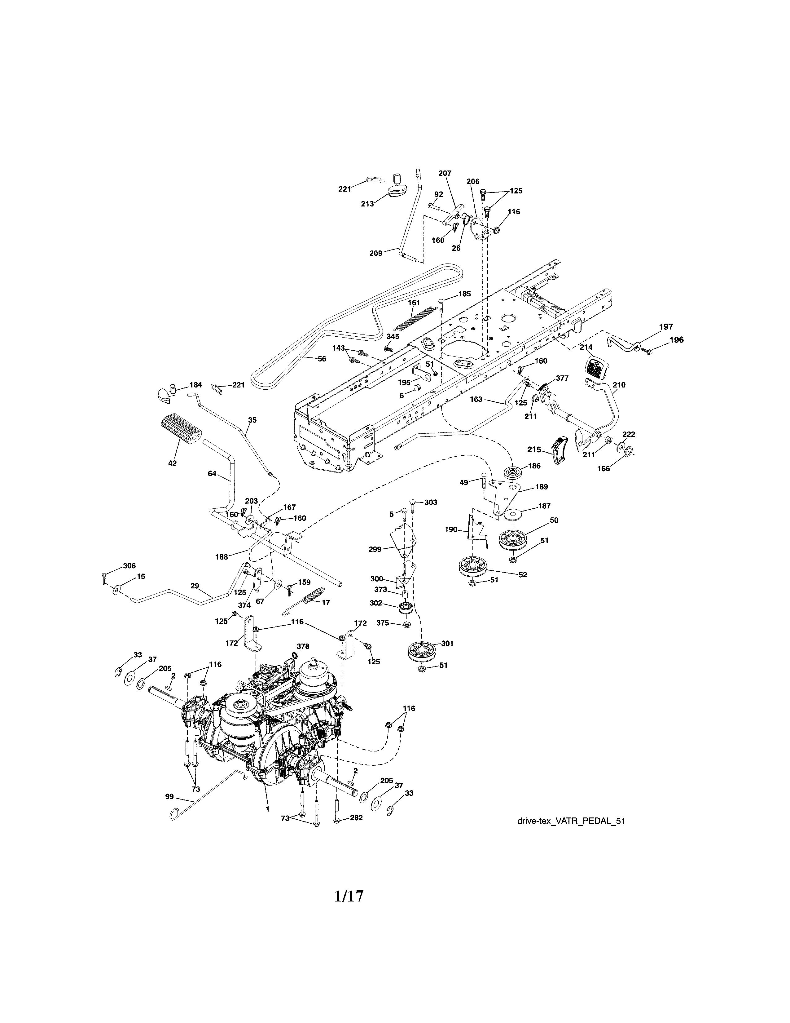 Craftsman 917203921 ground drive diagram