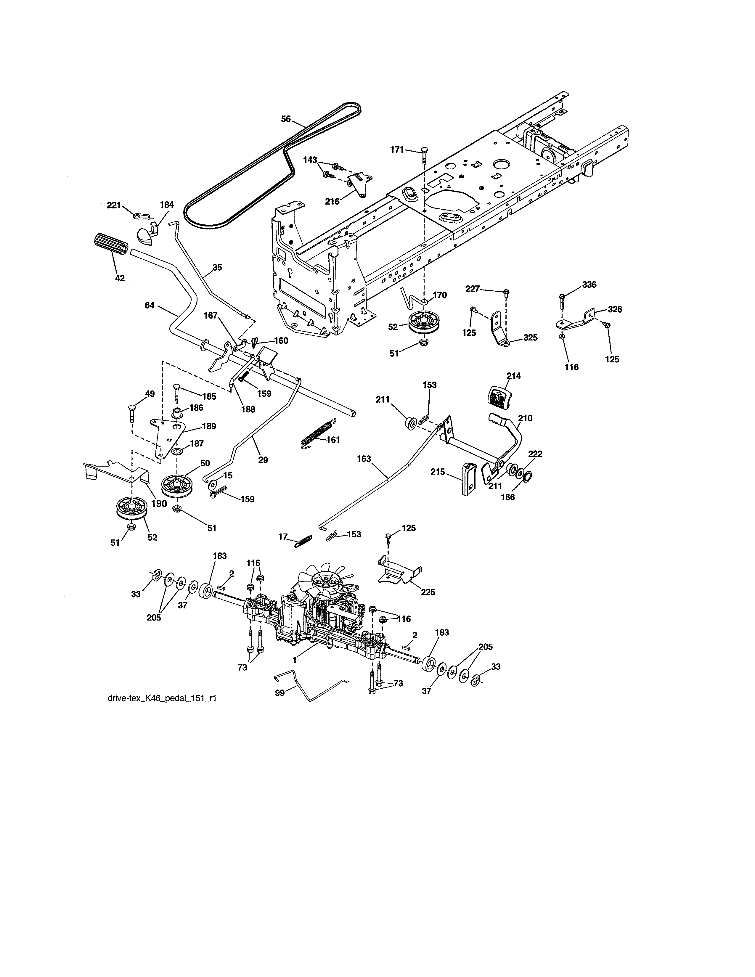 Craftsman 917988210 ground drive diagram