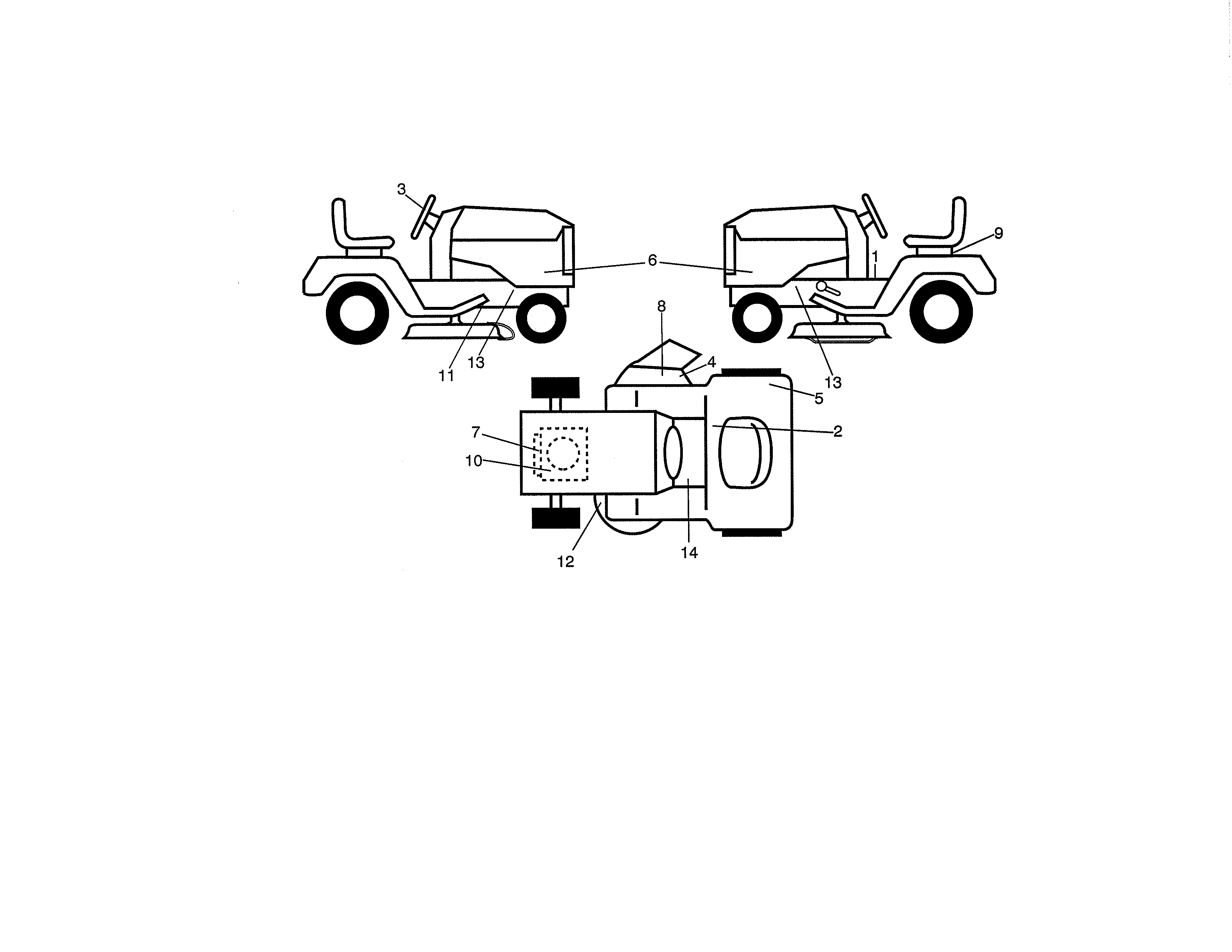 Craftsman 917989250 decals diagram