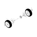 Poulan 96192000100 wheels diagram