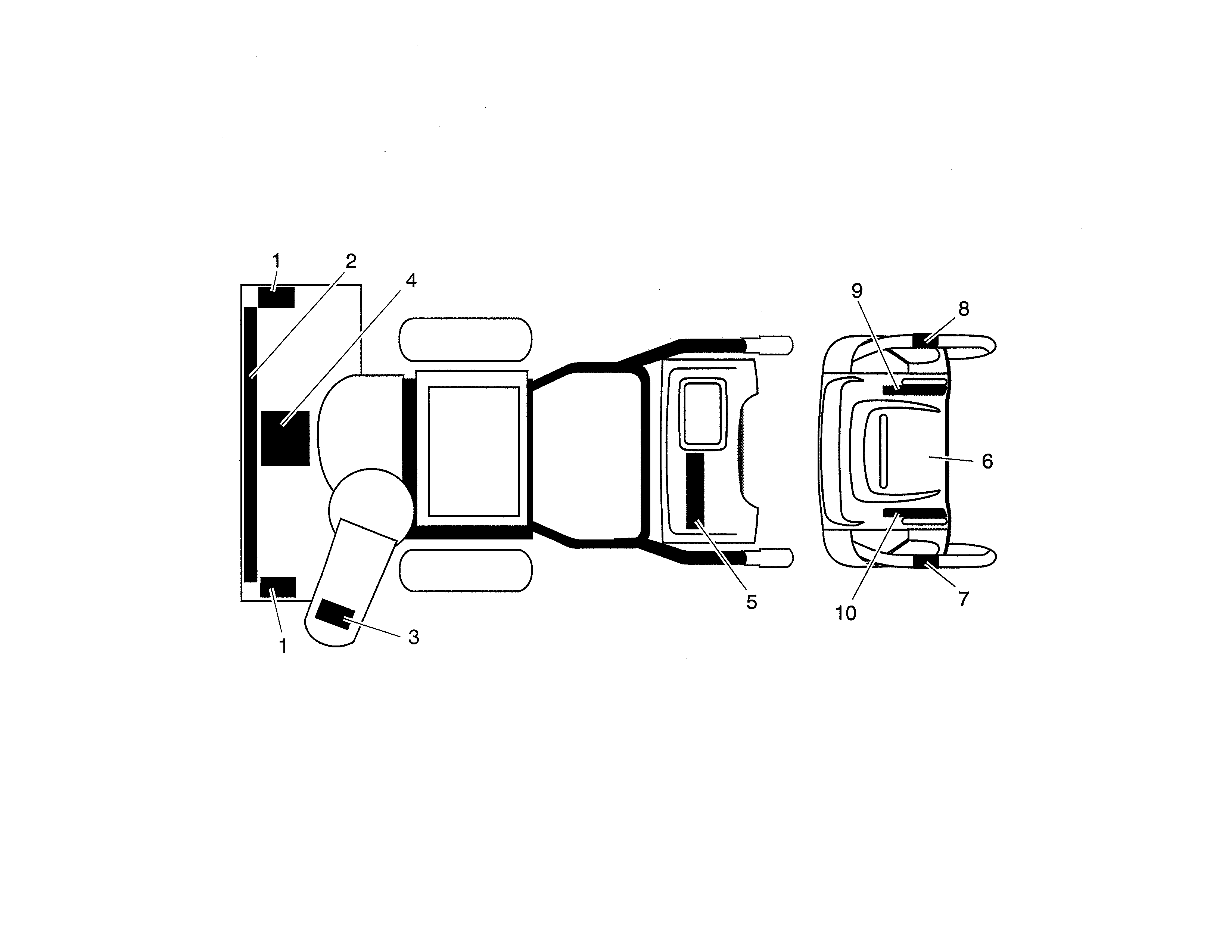 Poulan PR524-96192000100 decals diagram
