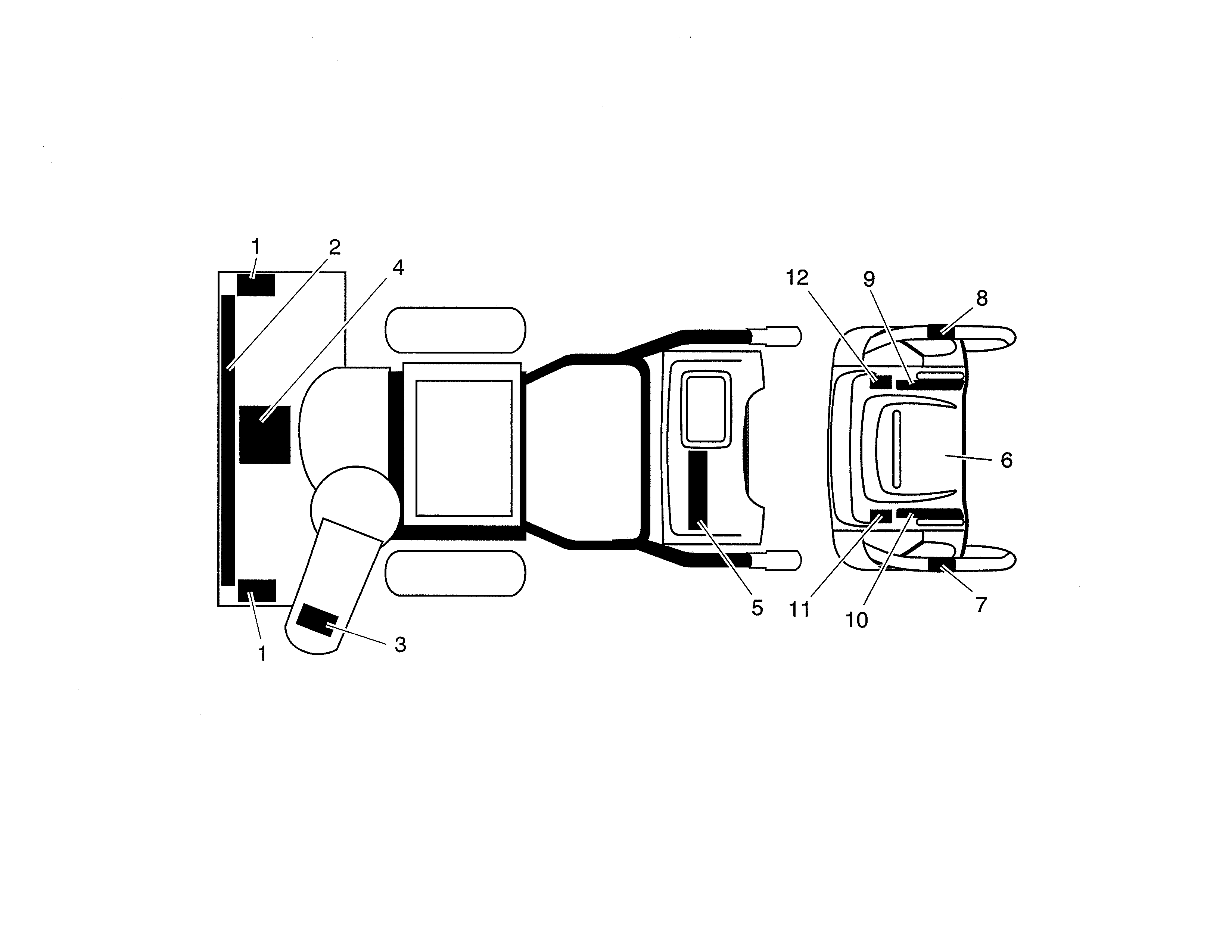 Poulan 96192000400 decals diagram