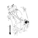 Poulan 96192000700 control panel/discharge chute diagram