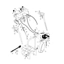 Poulan PP11530ES-96192001902 control panel/discharge chute diagram