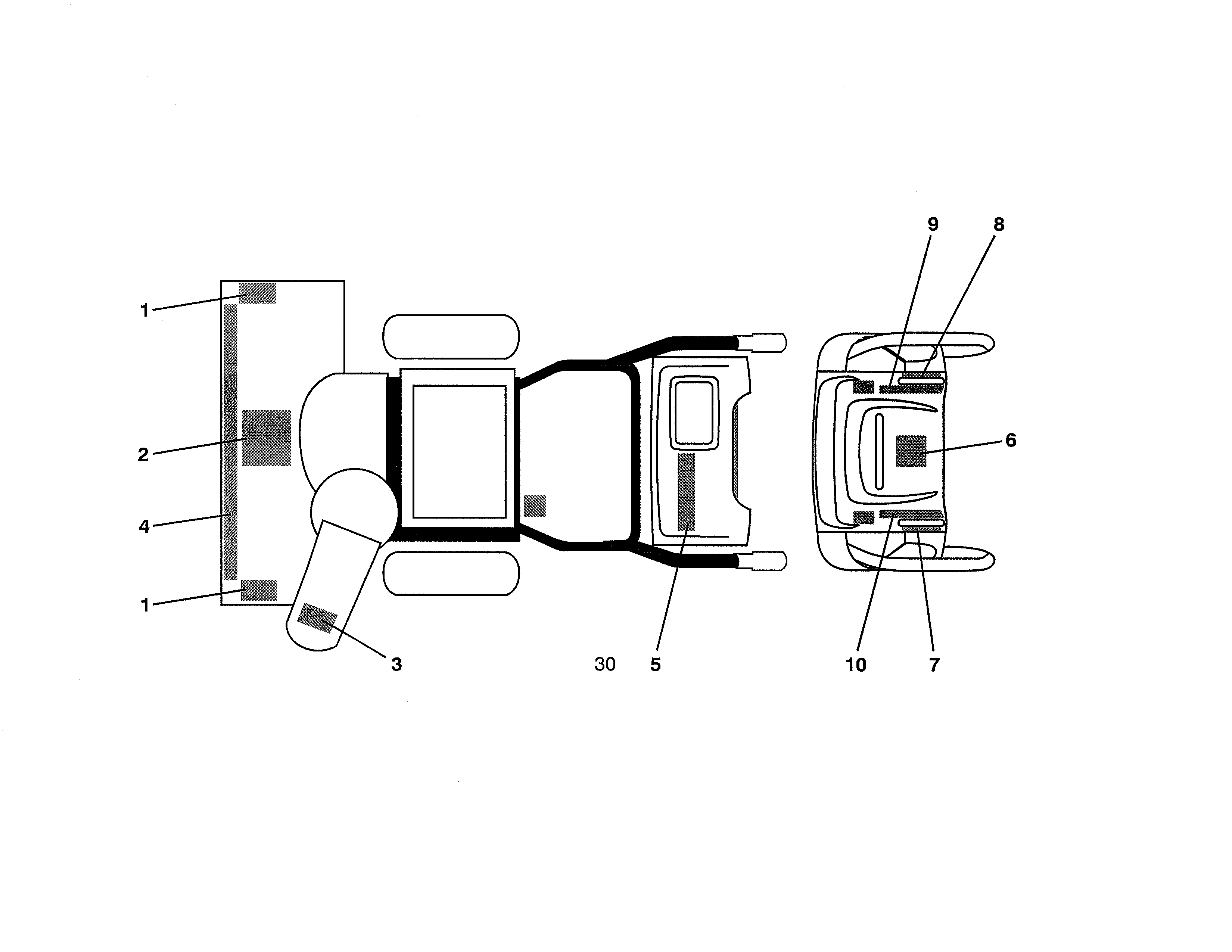 Poulan 96192001902 decals diagram
