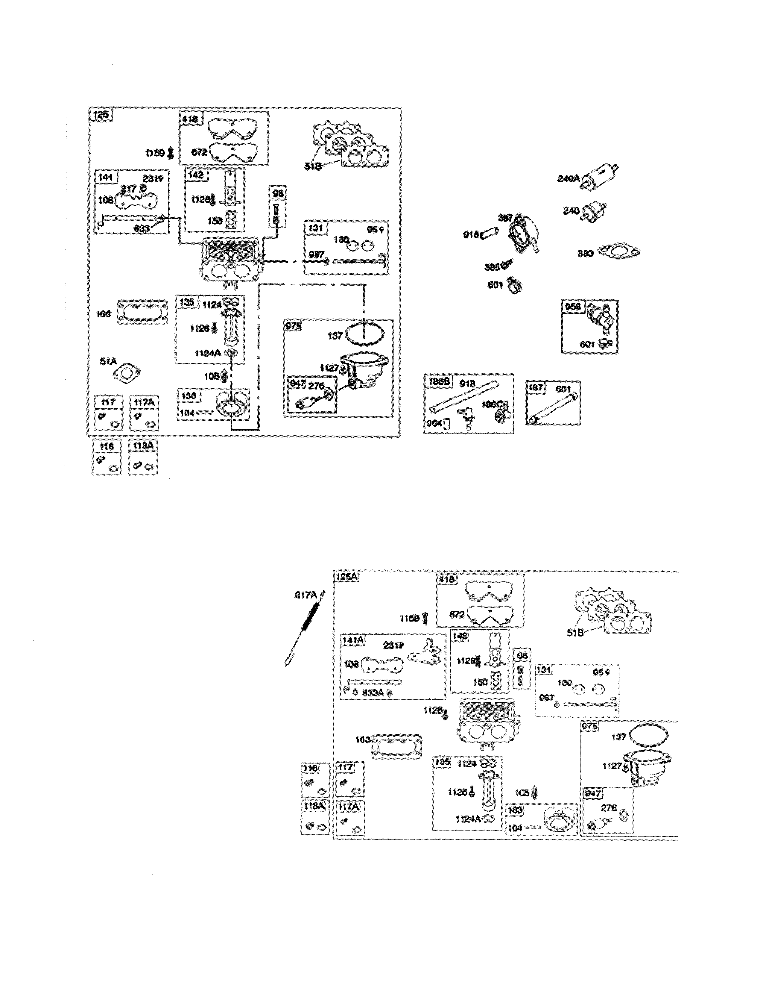 Poulan PB20VA46-96042017000 carburetor diagram