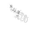 Poulan 96192009900 pulleys/belts diagram