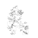Craftsman 247889721 engine/wheel/axle diagram