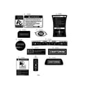 Craftsman 247883963 decals diagram