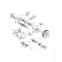 Craftsman 247888701 drive shaft/wheels diagram