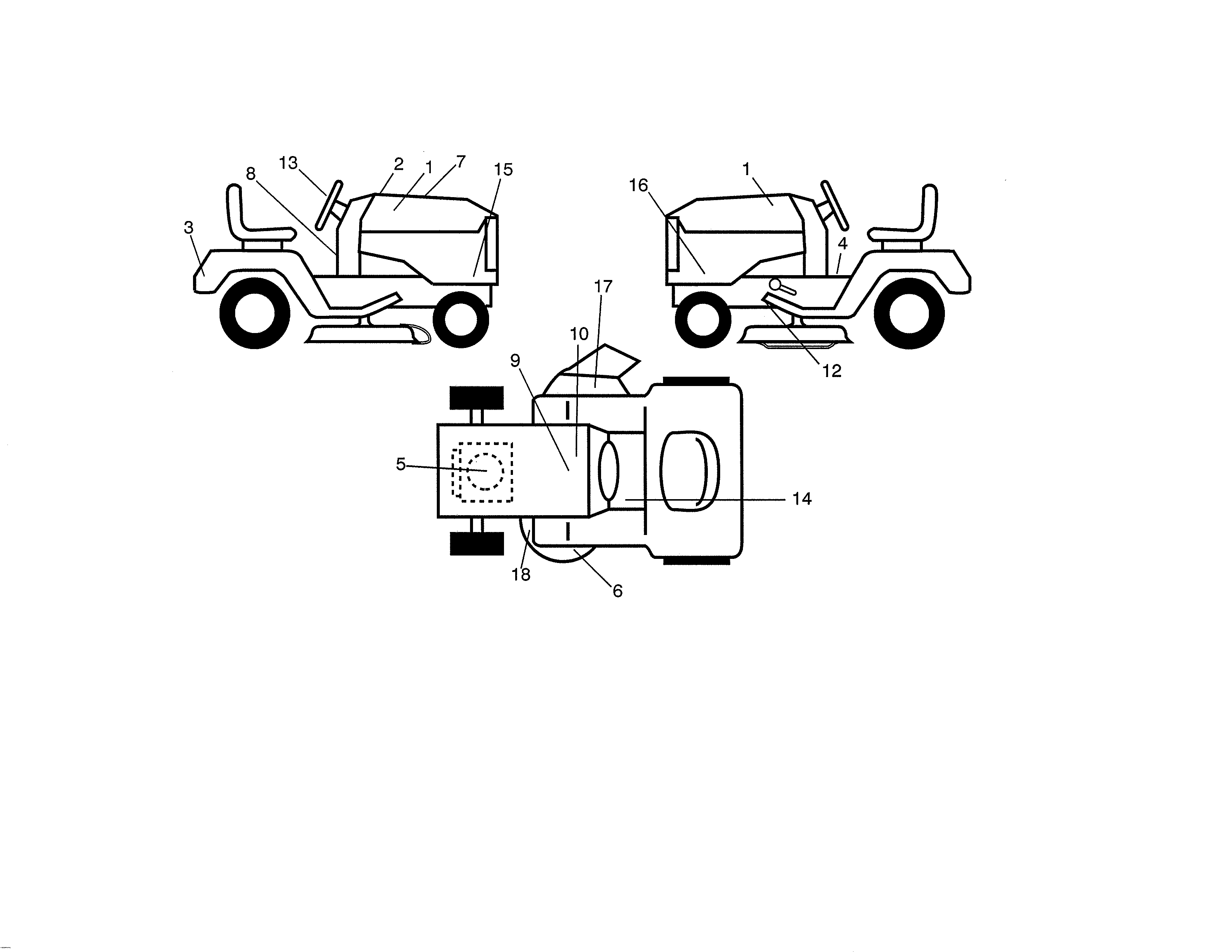 Craftsman 917204011 decals diagram