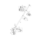 Craftsman 316731934 drive shaft/handle/shield diagram