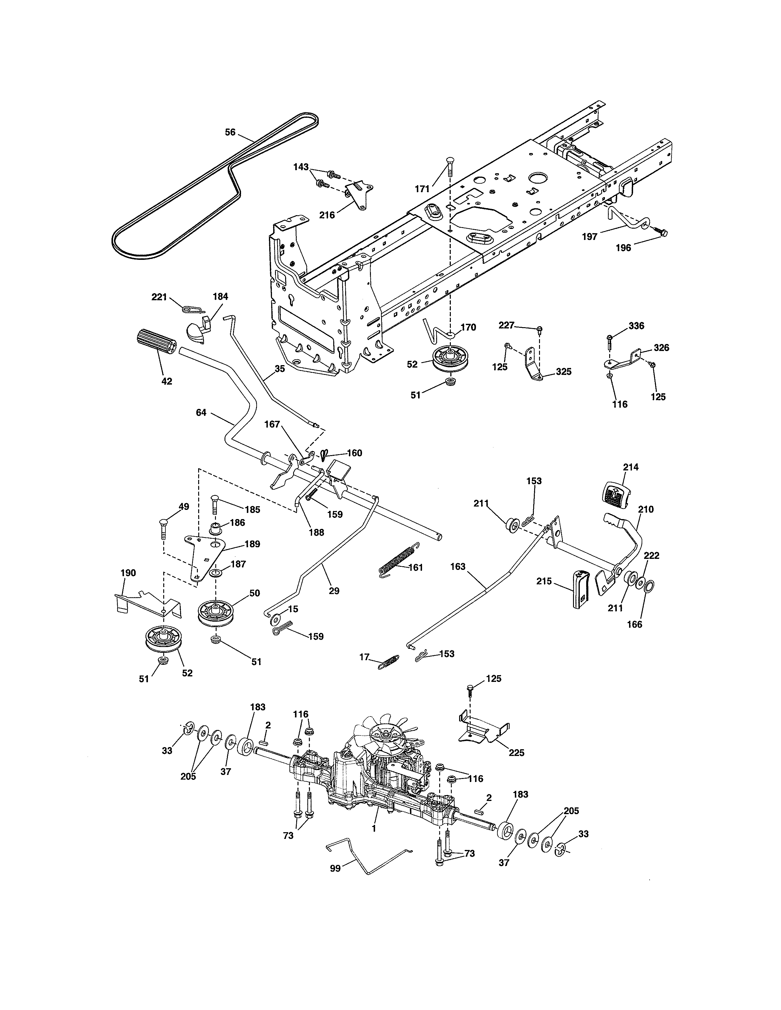 Craftsman 917988270 ground drive diagram