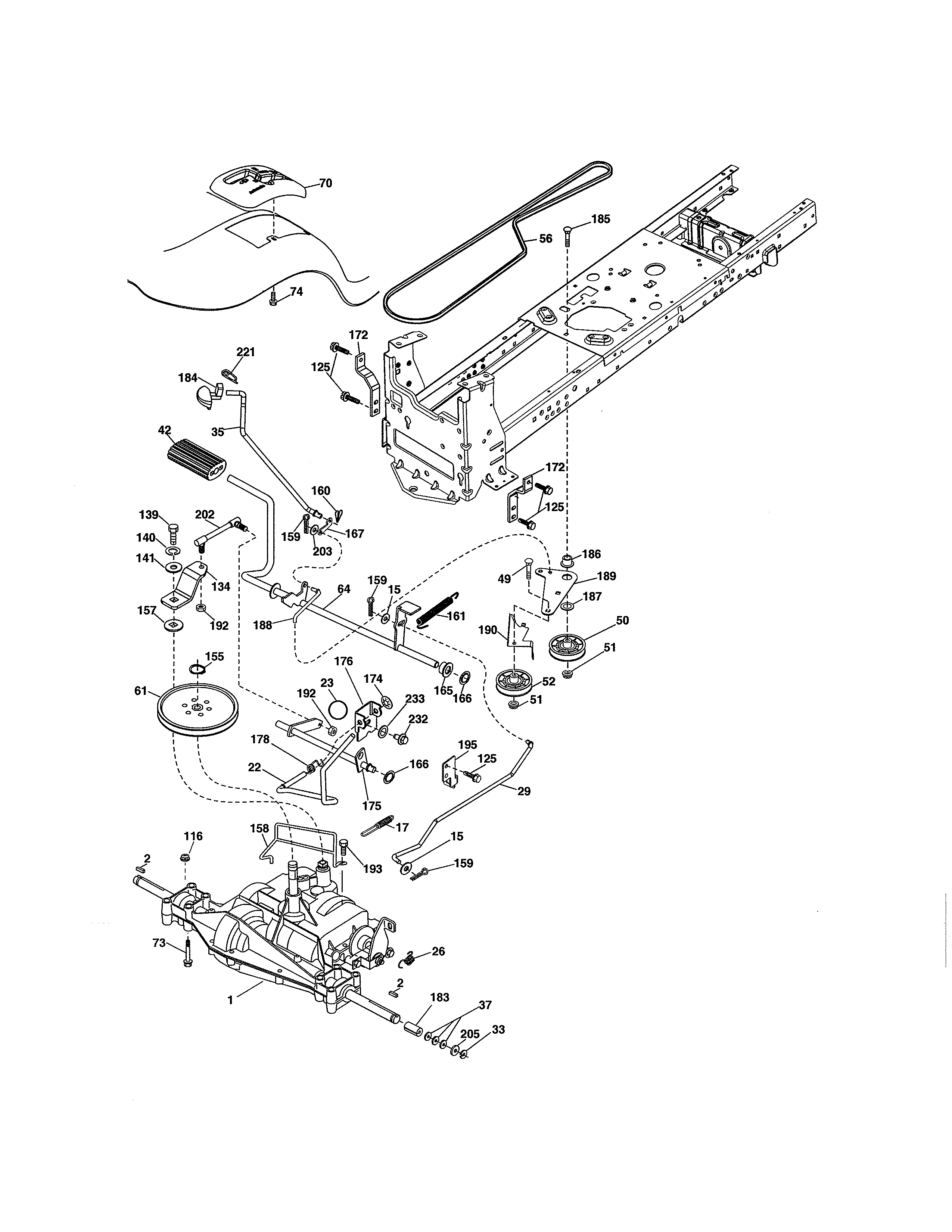Craftsman 917989240 ground drive diagram