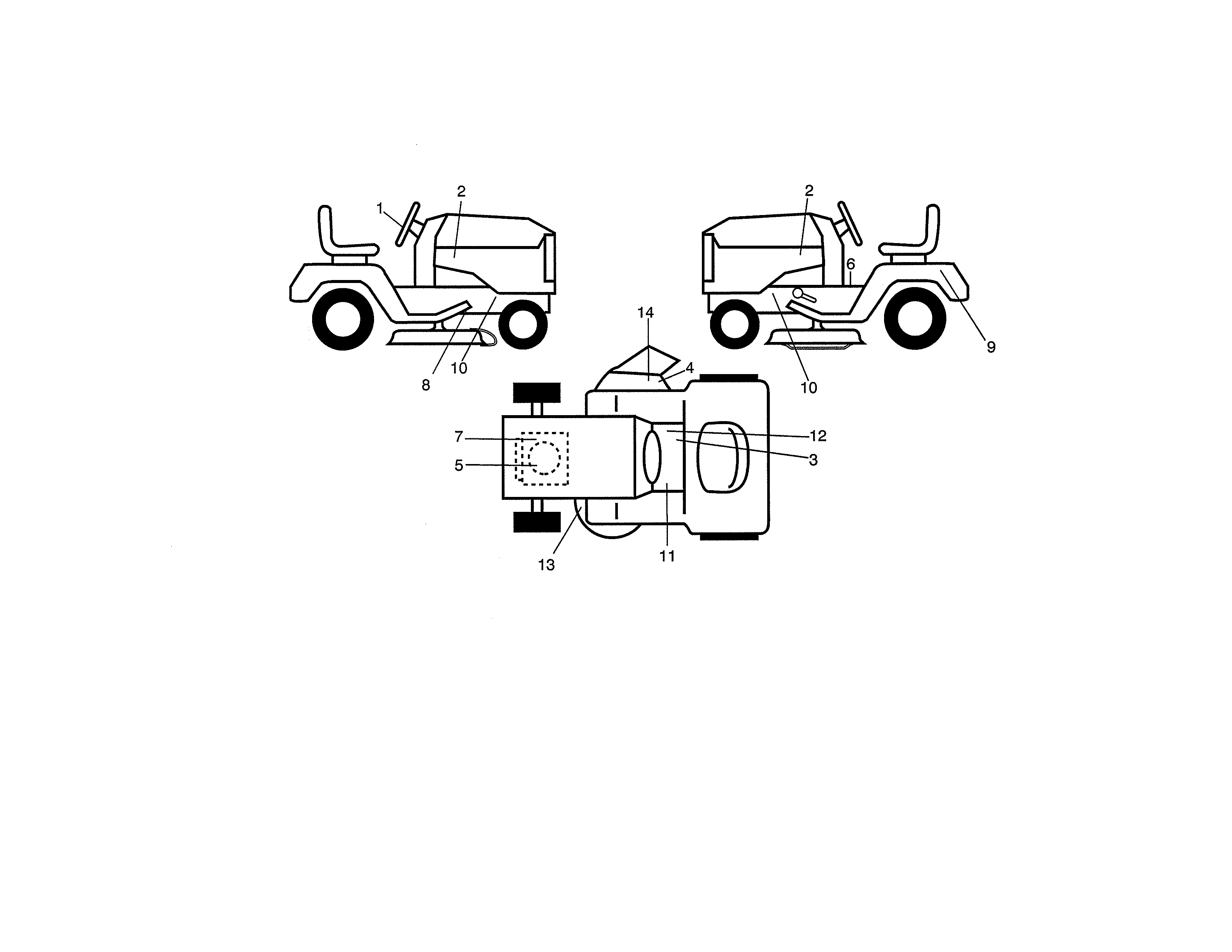 Craftsman 917989240 decals diagram