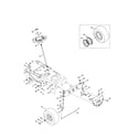 Craftsman 247203716 steering/wheel diagram