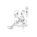 Craftsman 247203716 deck/spindle pulley diagram