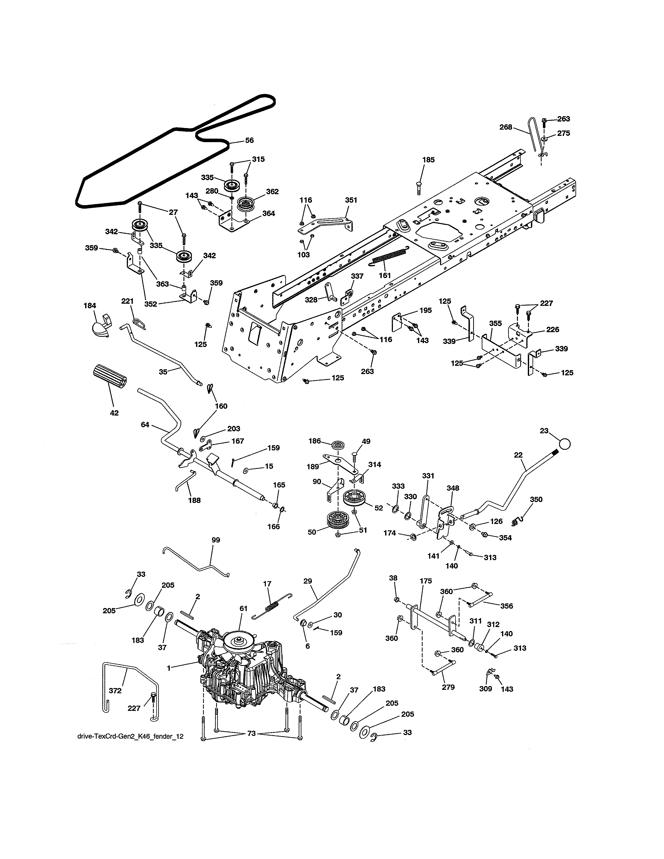 Craftsman 917989930 drive diagram