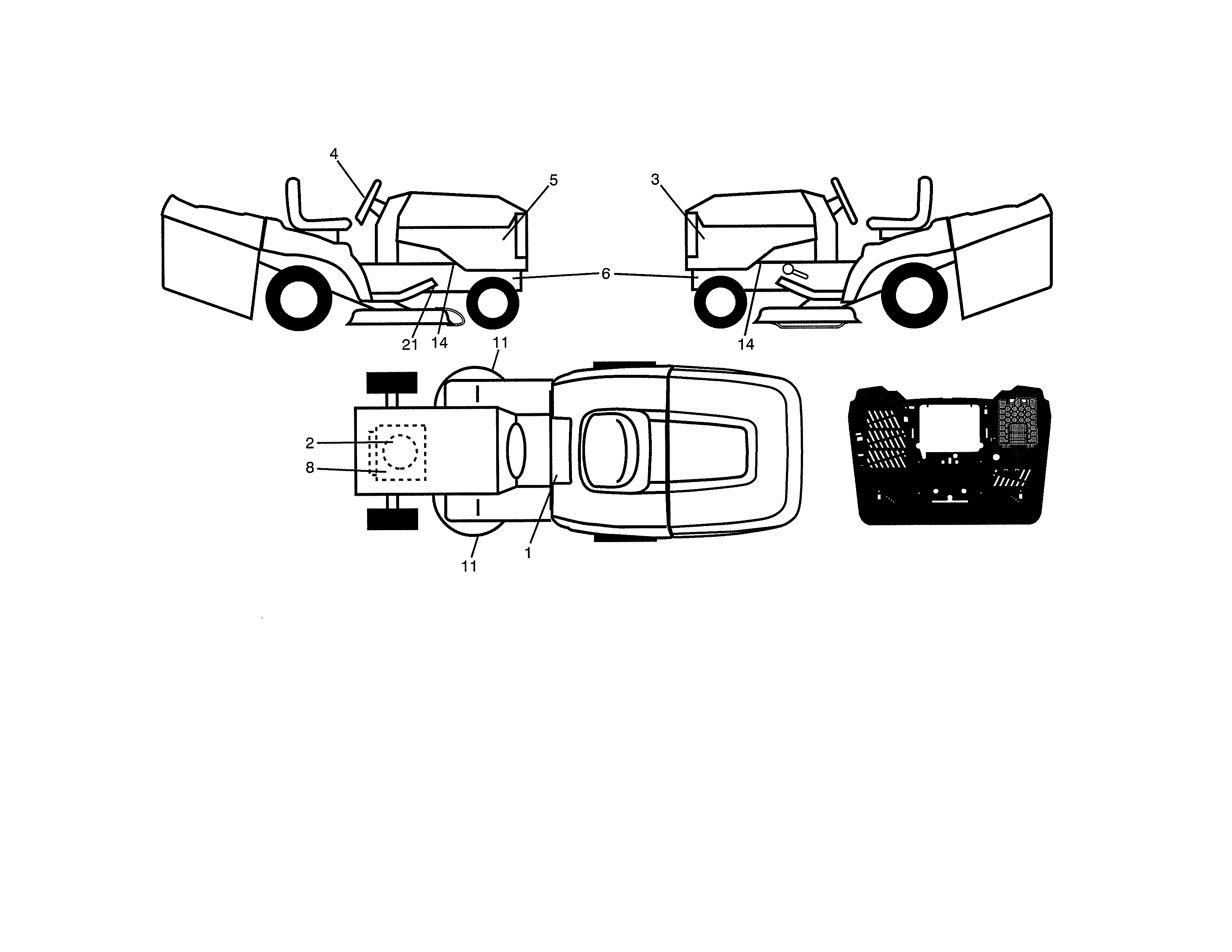 Craftsman 917989930 decals diagram