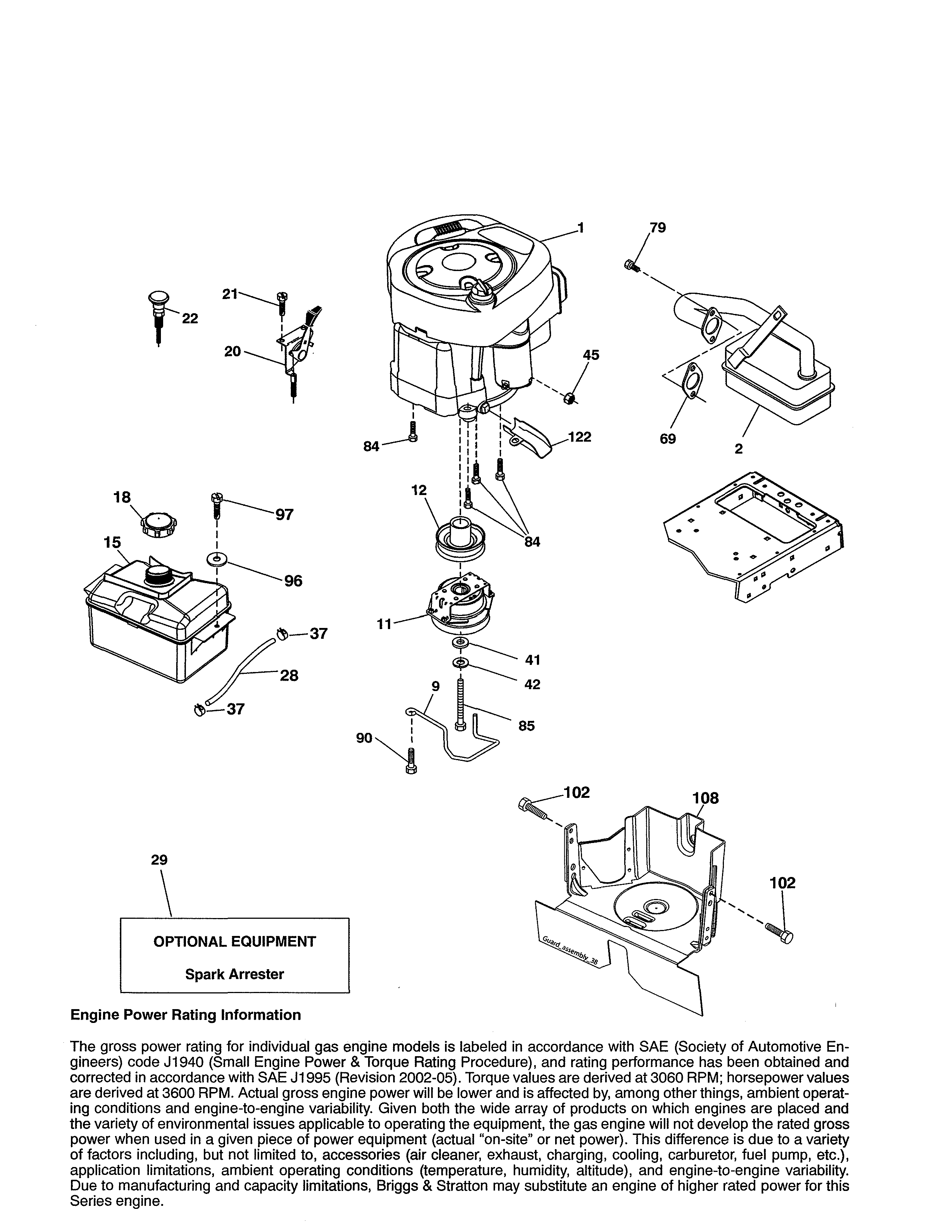 Craftsman 917991470 engine diagram