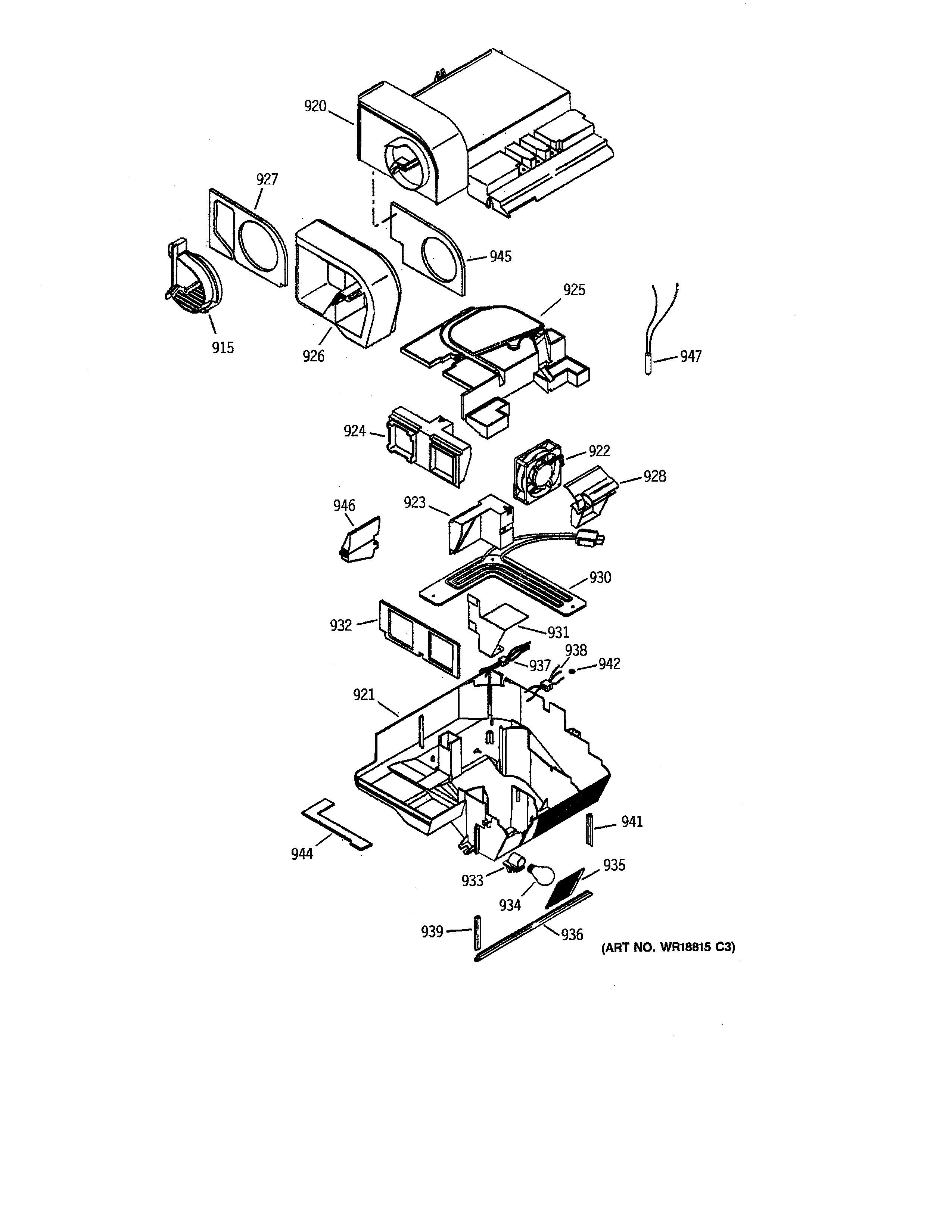GE PSS27NHMDWW custom cool diagram