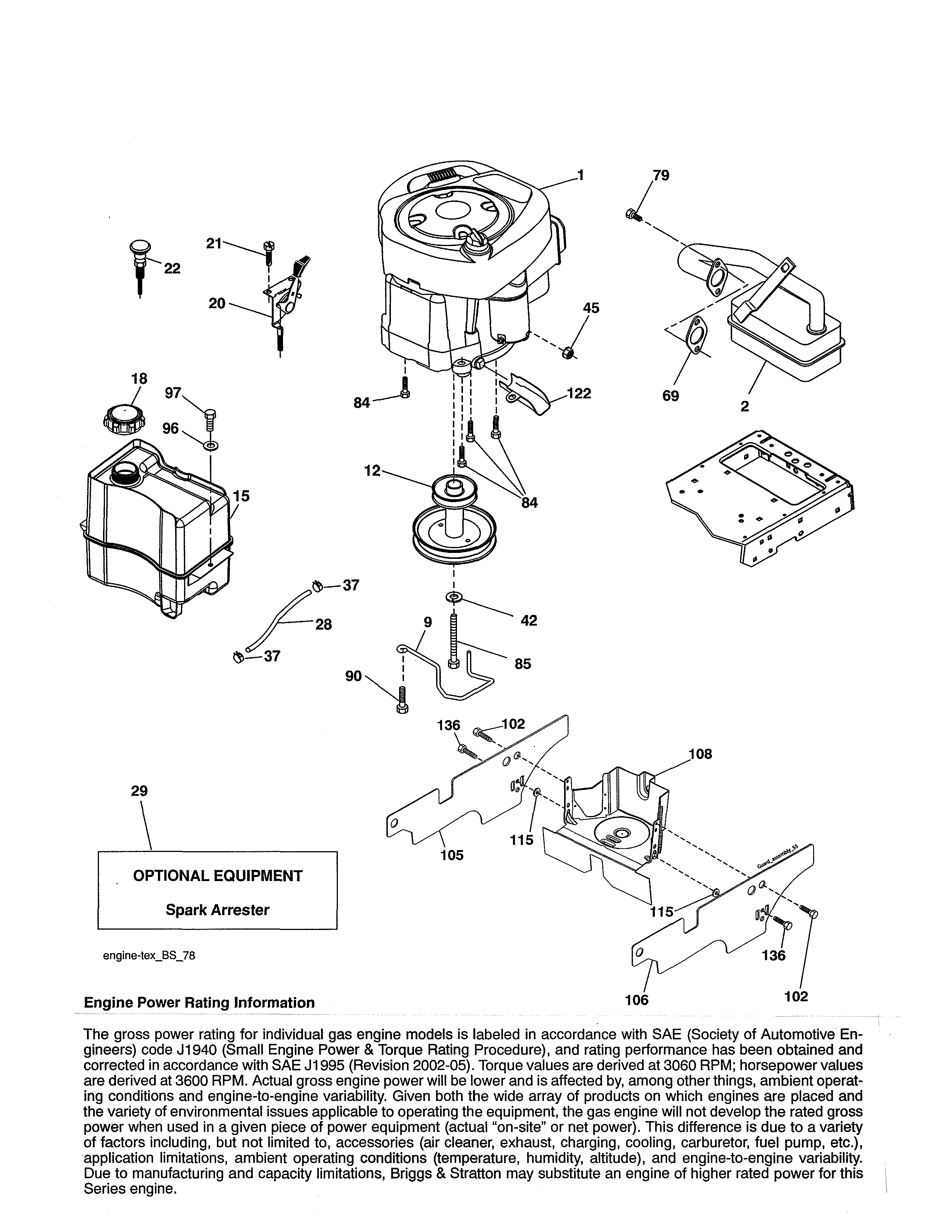 Craftsman 917990030 engine diagram