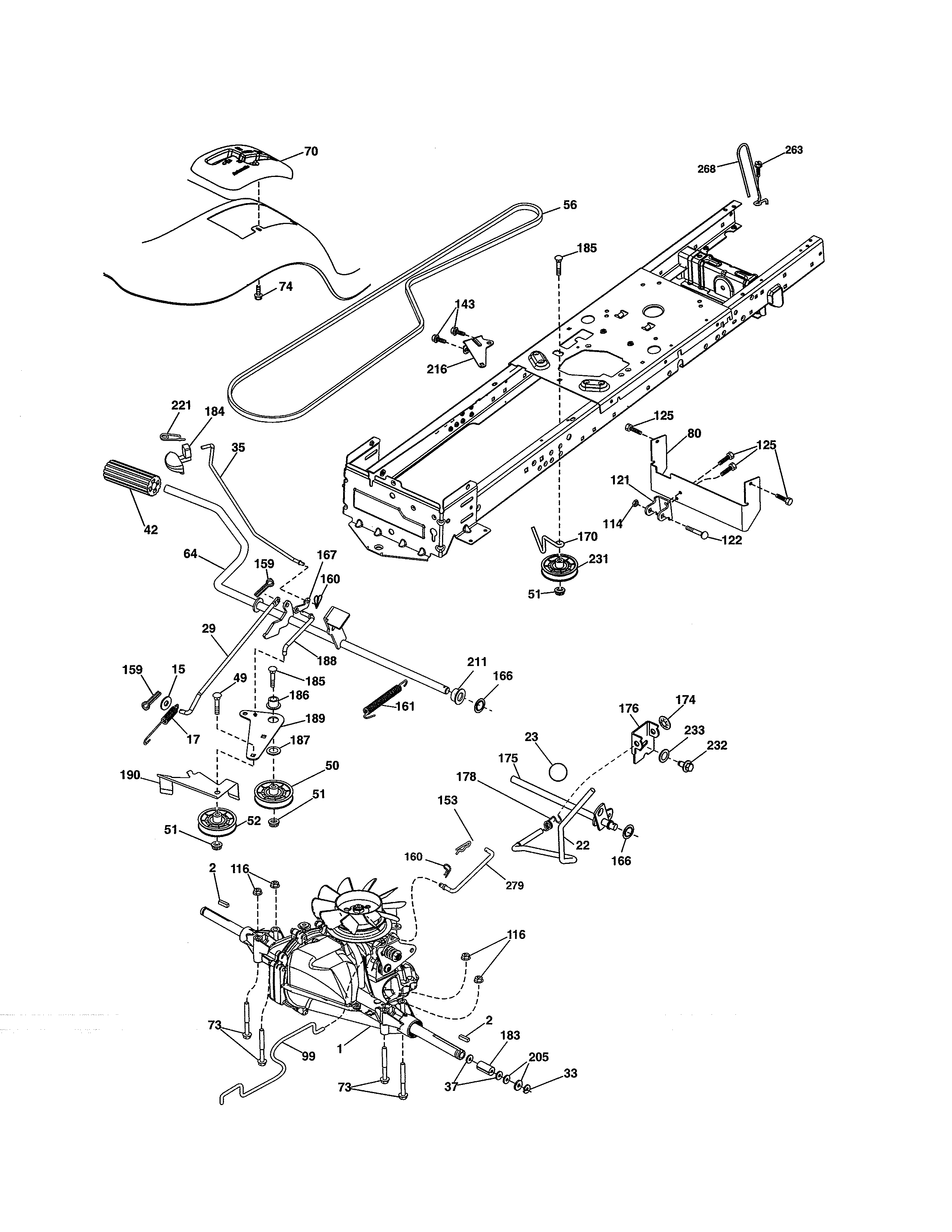Craftsman 917990380 drive diagram