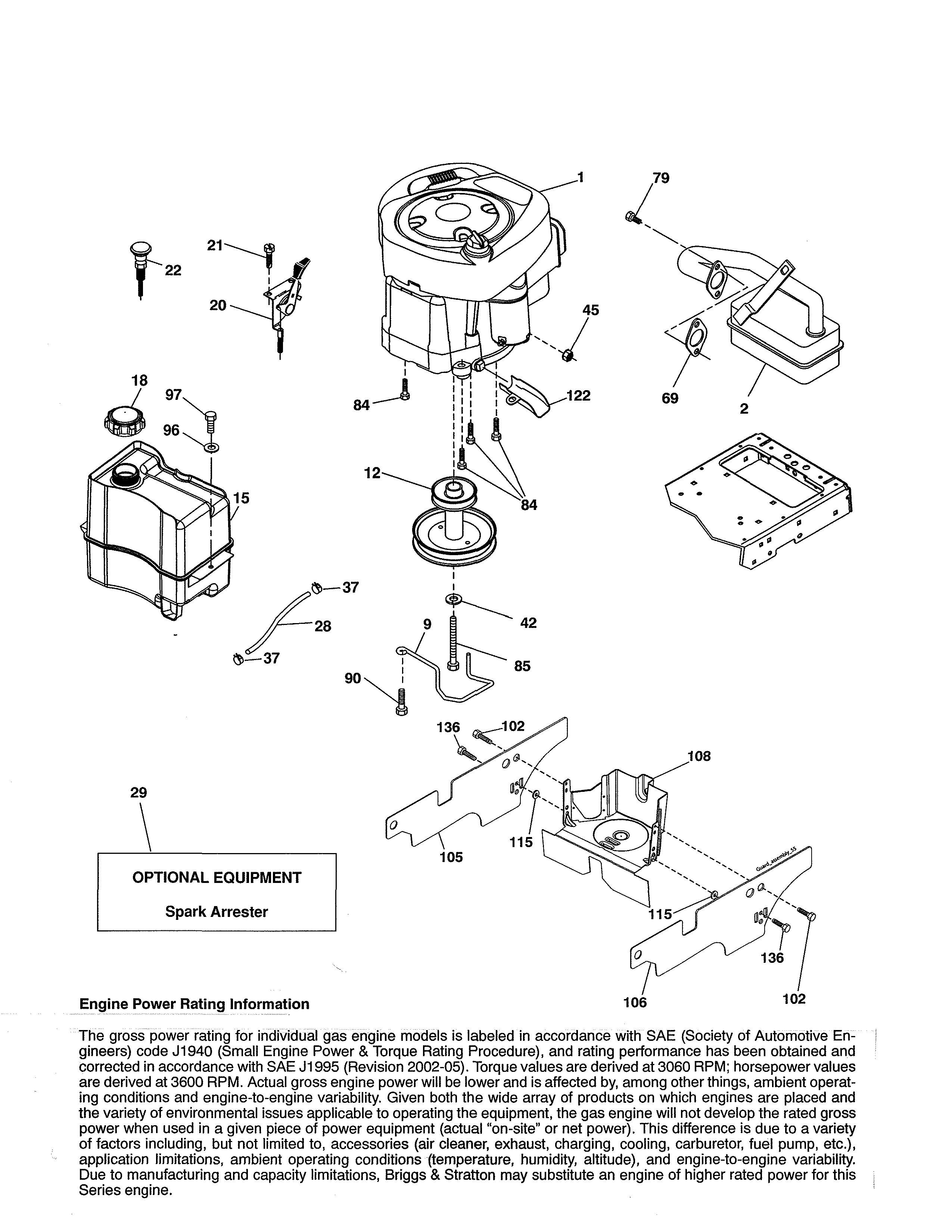Craftsman 917990380 engine diagram