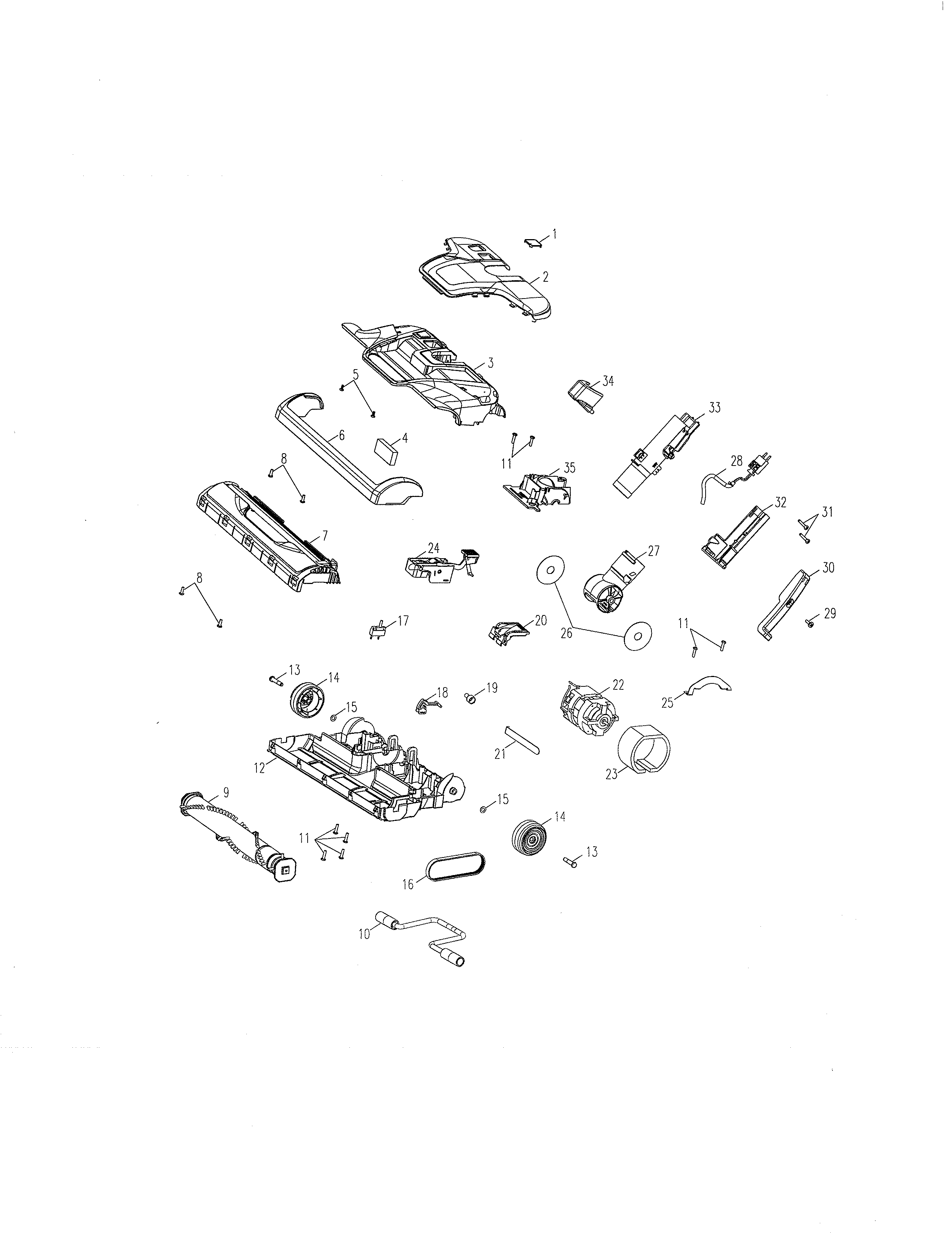 Kenmore 12581214610 powermate diagram